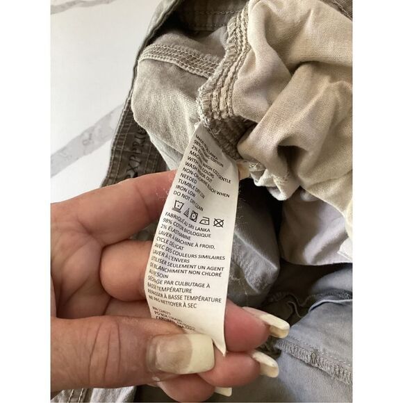 prAna Mens Breathe Utility Carpenter Pants Sz 42x30 Khaki Hiking Work - Picture 6 of 6